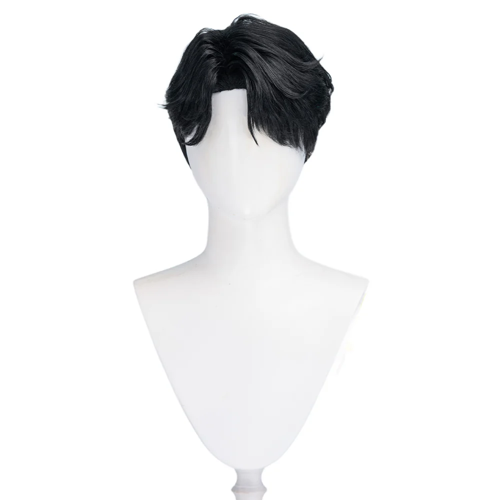 【US/EU LOCAL SHIPPING 】DokiDoki Movie Anime Cosplay Men Wig Short Black Hair - Image 6