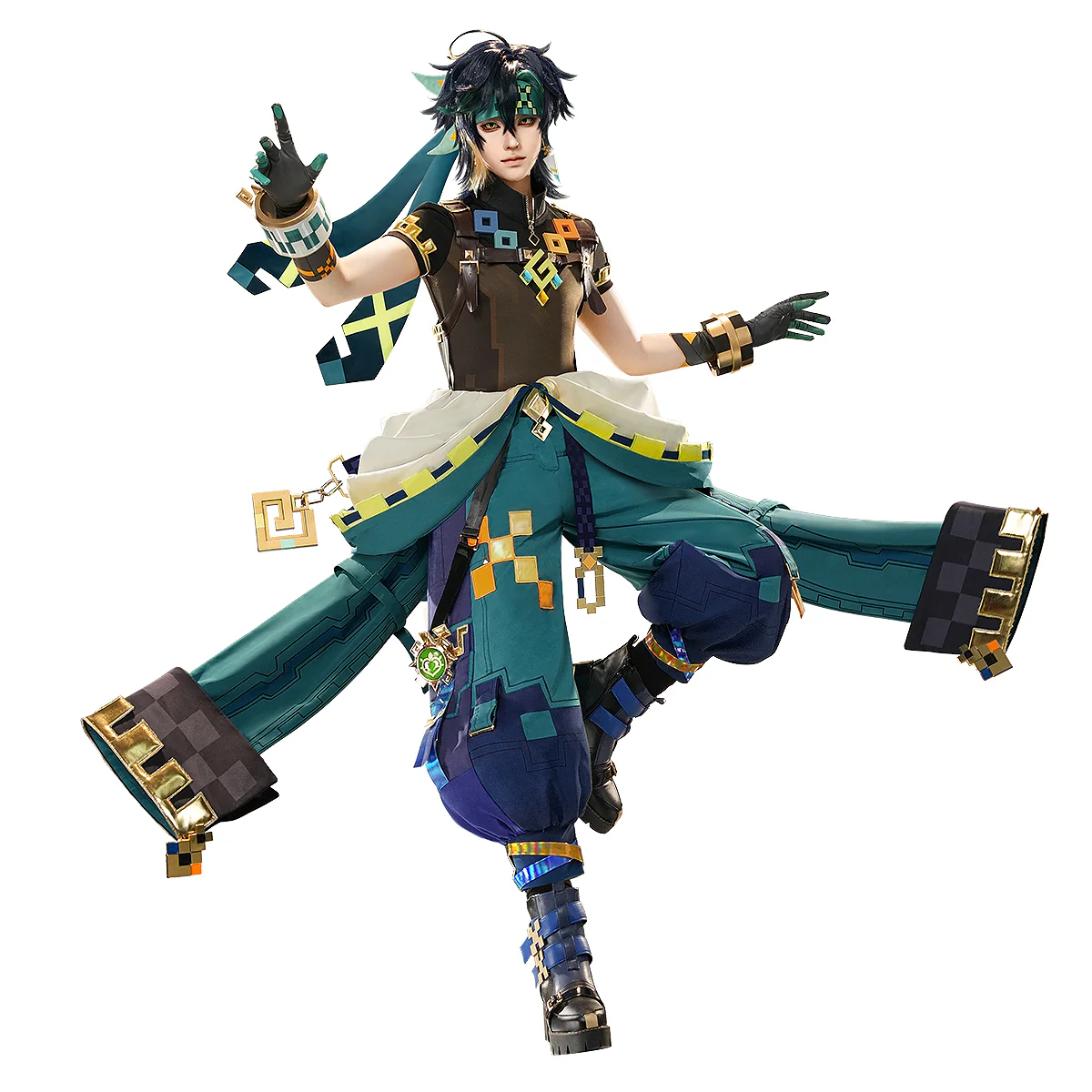 【Ready For Ship】DokiDoki-SR Game Genshin Impact Cosplay Kinich Costume Natlan - Image 5