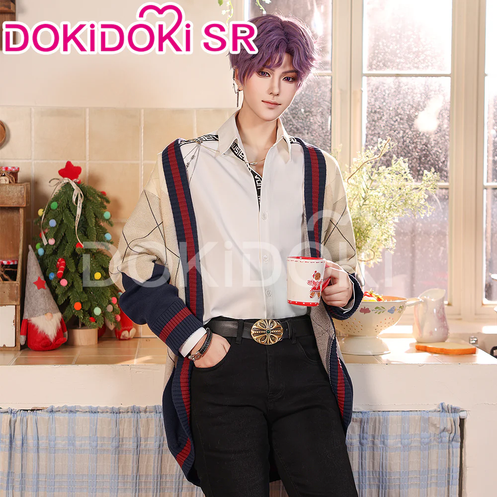 【Partially Ready For Ship】DokiDoki-SR Game Love and Deepspace Cosplay Rafayel Costume Sweater Asymmetrical Romance Casual Wear