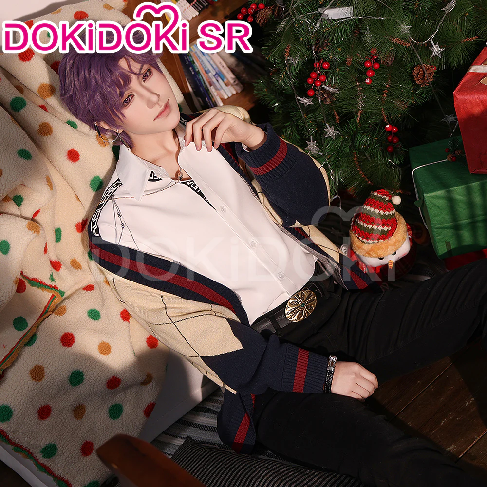 【Partially Ready For Ship】DokiDoki-SR Game Love and Deepspace Cosplay Rafayel Costume Sweater Asymmetrical Romance Casual Wear - Image 2