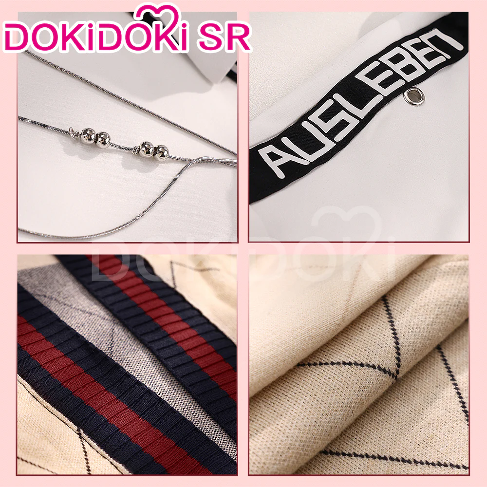 【Partially Ready For Ship】DokiDoki-SR Game Love and Deepspace Cosplay Rafayel Costume Sweater Asymmetrical Romance Casual Wear - Image 5