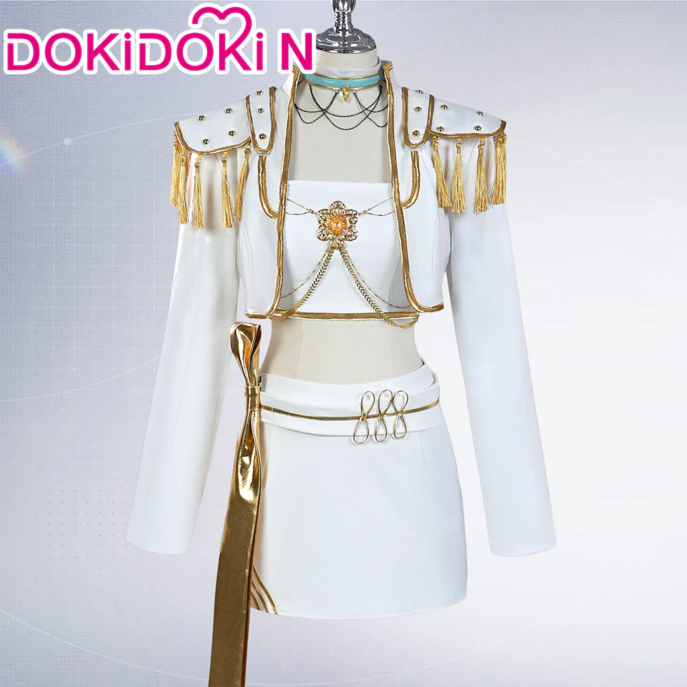 【Ready For Ship】【Last Batch】DokiDoki-N Movie Anime KPOP KILLER Cosplay Costume WHITE SERIES - Image 3