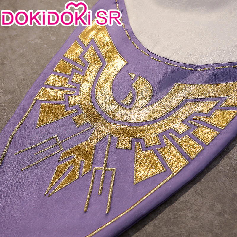 【Partially Ready For Ship】DokiDoki-SR Anime Cosplay Costume Women Purple Fantasy Dress - Image 4