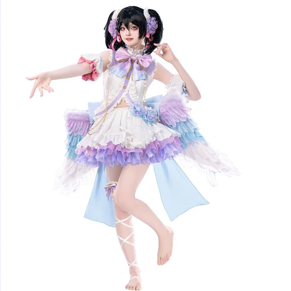 【Size S-XL】DokiDoki-R Anime LoveLive! School Idol Project Cosplay Lovelive Yazawa Nico Costume White Day - Image 5