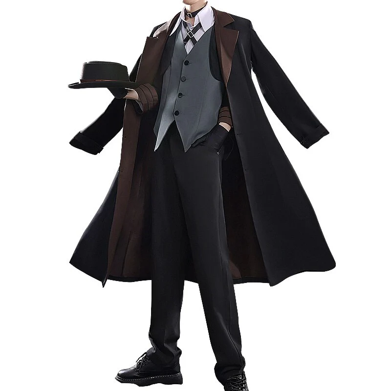 【Partially Ready For Ship】【Size L-3XL】DokiDoki-SR Anime Cosplay Costume Uniform Black Suit - Image 5