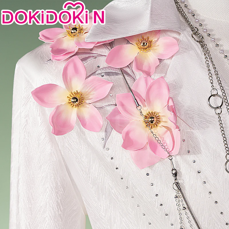 【In Stock】【Size M-3XL】 DokiDoki-N Game Love And Deepspace Cosplay Sylus / Xavier / Zayne / Rafayel  / Caleb Costume Spring and Flowers Tops Only - Image 10