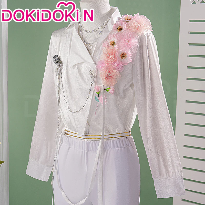 【In Stock】【Size M-3XL】 DokiDoki-N Game Love And Deepspace Cosplay Sylus / Xavier / Zayne / Rafayel  / Caleb Costume Spring and Flowers Tops Only - Image 12