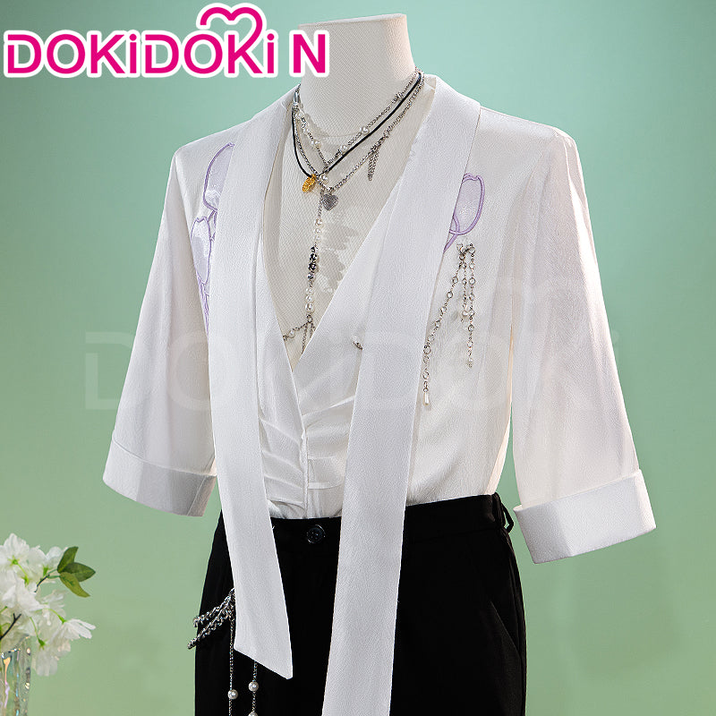 【In Stock】【Size M-3XL】 DokiDoki-N Game Love And Deepspace Cosplay Sylus / Xavier / Zayne / Rafayel  / Caleb Costume Spring and Flowers Tops Only - Image 17