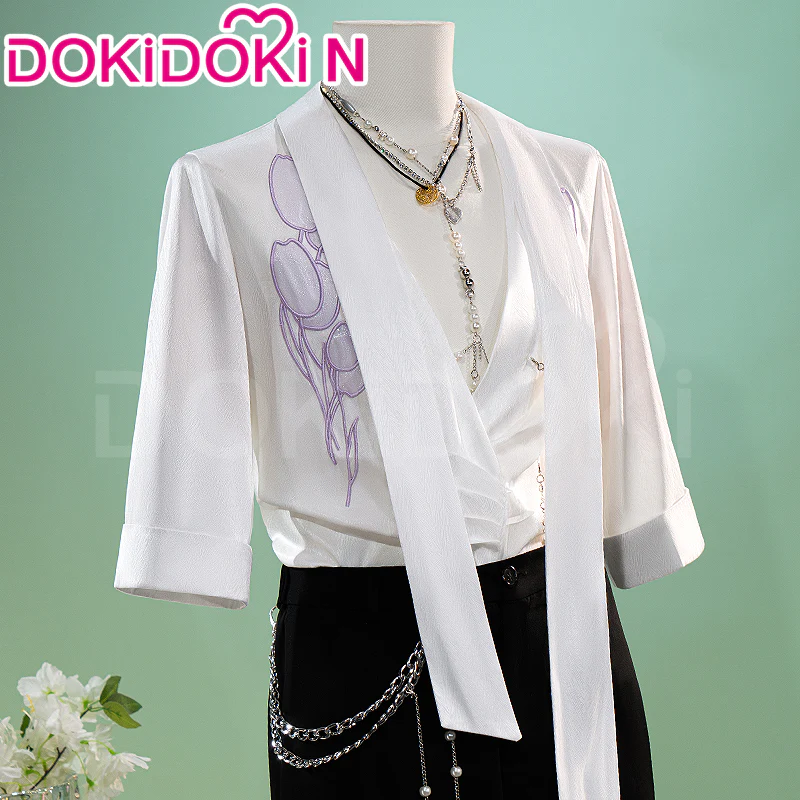 【In Stock】【Size M-3XL】 DokiDoki-N Game Love And Deepspace Cosplay Sylus / Xavier / Zayne / Rafayel  / Caleb Costume Spring and Flowers Tops Only - Image 18