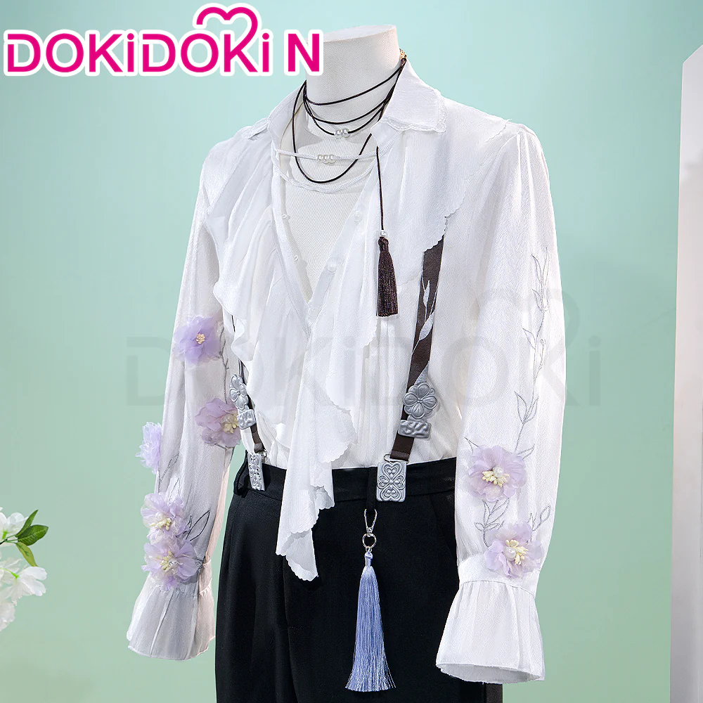 【In Stock】【Size M-3XL】 DokiDoki-N Game Love And Deepspace Cosplay Sylus / Xavier / Zayne / Rafayel  / Caleb Costume Spring and Flowers Tops Only - Image 23