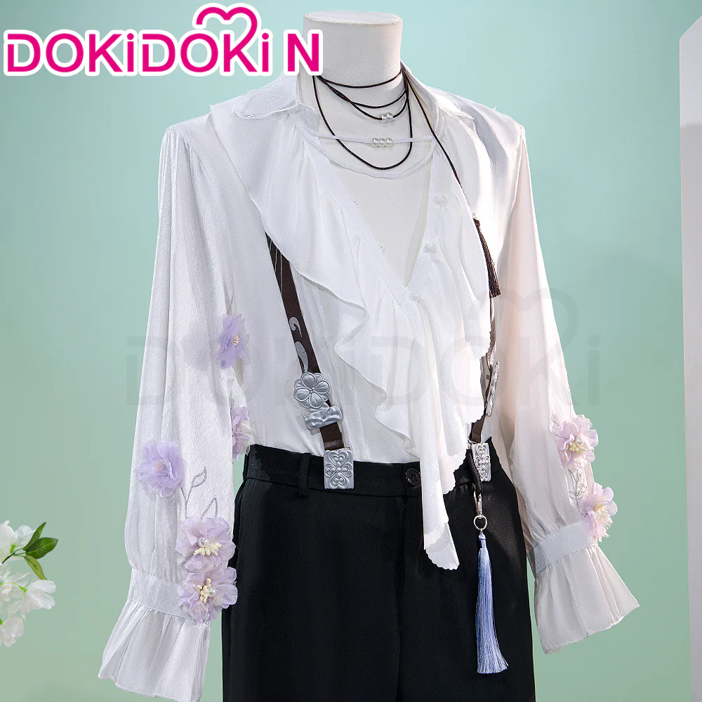 【In Stock】【Size M-3XL】 DokiDoki-N Game Love And Deepspace Cosplay Sylus / Xavier / Zayne / Rafayel  / Caleb Costume Spring and Flowers Tops Only - Image 24