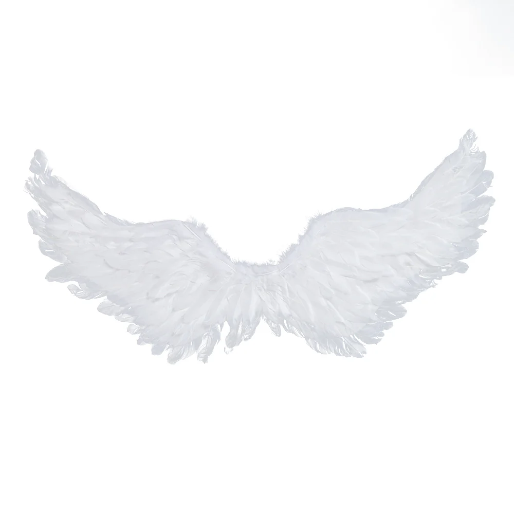 【Size S-2XL】DokiDoki-R Anime Cosplay Costume White Angel Dress Blue Heart - Image 7
