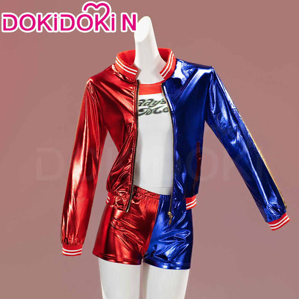 【In Stock】【Size S-2XL】DokiDoki-N Anime Cosplay Clown Costume Red Blue Suit