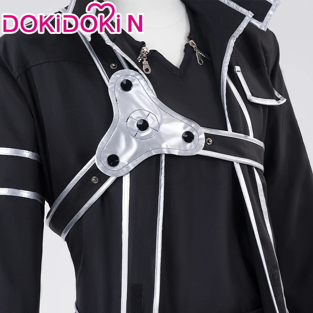 【In Stock】【Size S-2XL】DokiDoki-N Anime Sword Art Online Cosplay Kirigaya Kazuto Costume SAO Kirito - Image 4