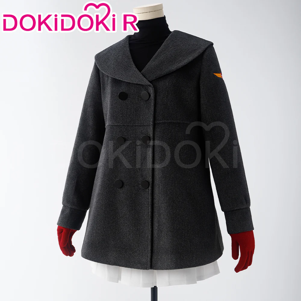 【Size S-2XL】DokiDoki-R Anime Card Captor Sakura Cosplay Kinomoto Sakura Costume Cardcaptor Sakura Winter Wear