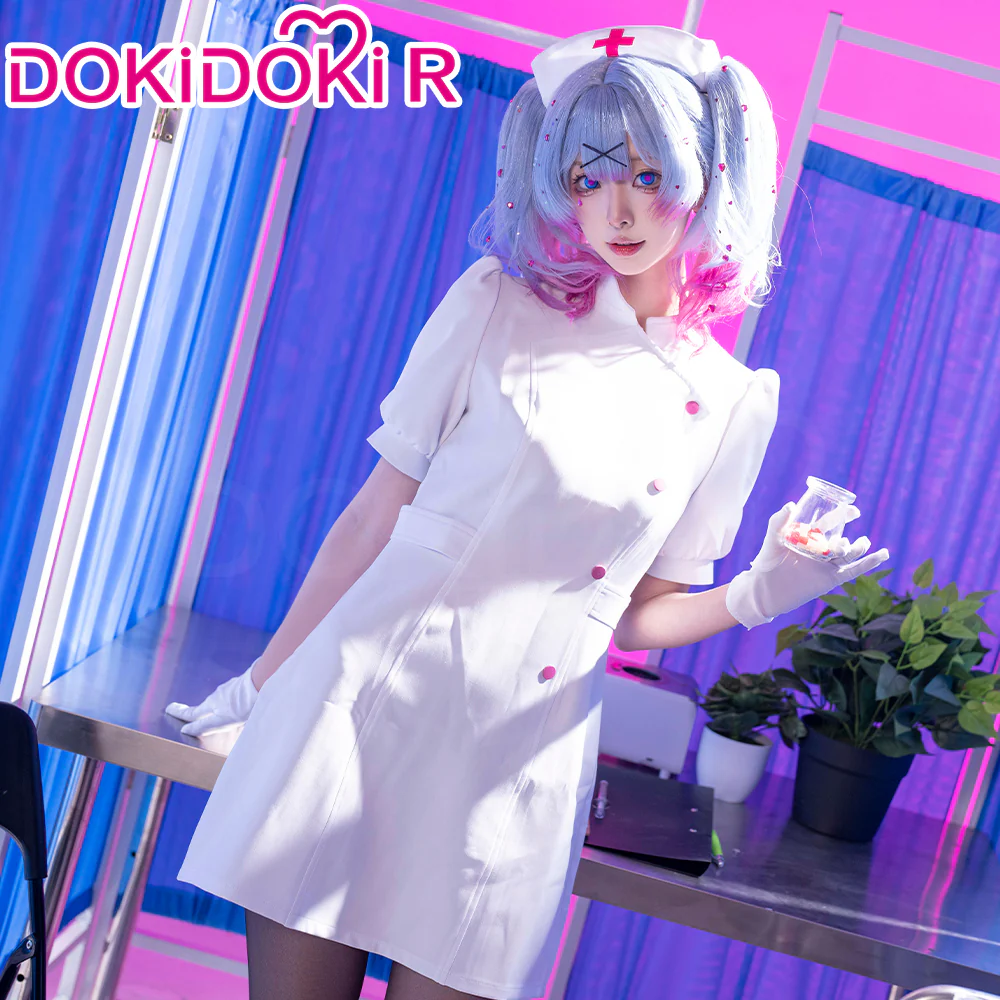 【In Stock】【Size S-2XL】DokiDoki-R Cosplay Rabbit Hole Costume Nurse Uniform - Image 3