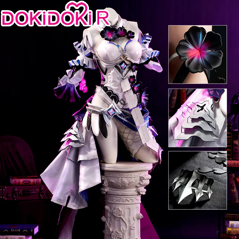 【Size S-2XL】DokiDoki-R Game Honkai Impact 3 Cosplay Kiana Kaslana Costume Herrscher of Finality