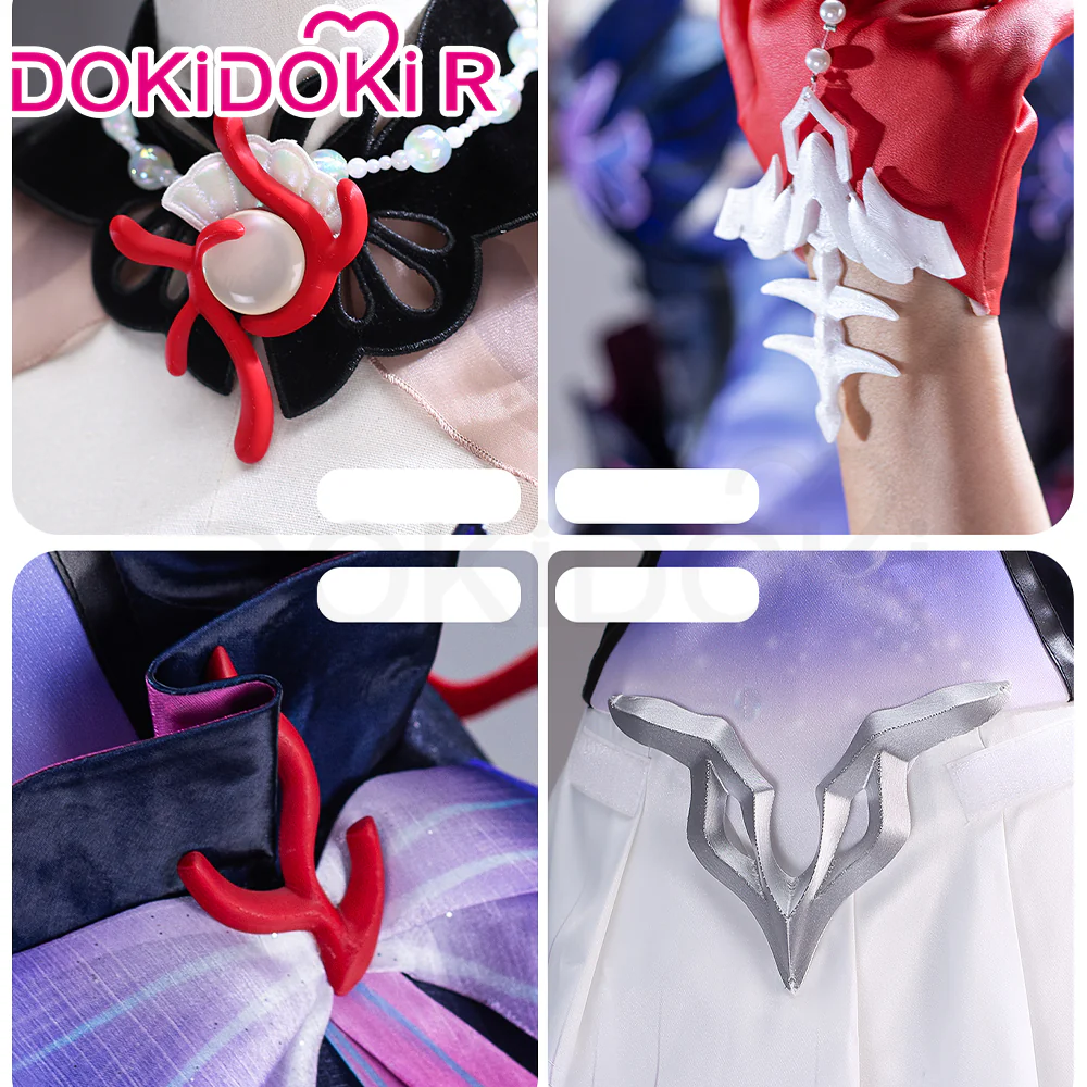 【Size S-2XL】DokiDoki-R Game Honkai: Star Rail Cosplay Hysilens Costume Helektra - Image 5