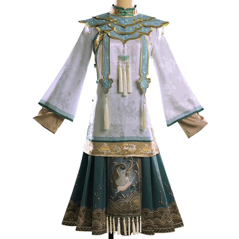 【Size S-2XL】DokiDoki-R Game Identity Ⅴ Cosplay Bai Ze Cosplay Costume Antiquarian Baize idv - Image 5