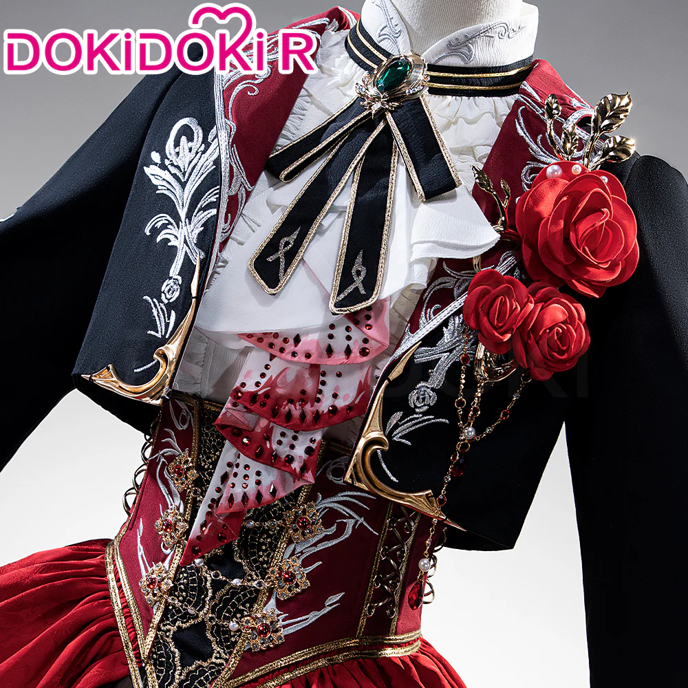 【Size S-2XL】DokiDoki-R Game Love And Deepspace Cosplay Protagonist MC Silverwing Fiend Costume Crimson Feast Sylus - Image 3