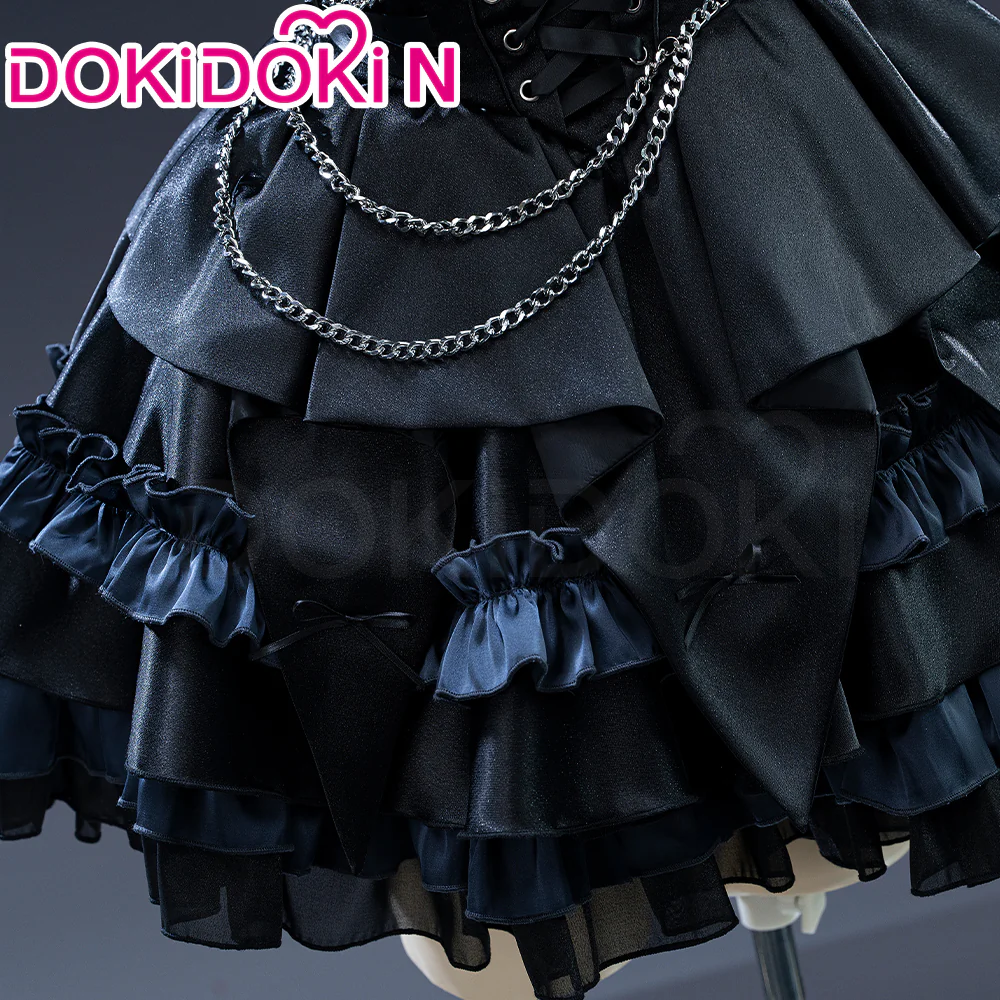 【Size S-2XL】DokiDoki-N Game NEEDY GIRL OVERDOSE Cosplay Ame Chan Costume Devil Suit Cute Dress Amechan - Image 5
