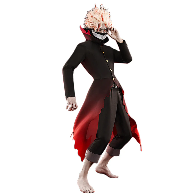 【Ready For Ship】【Size S-2XL】Dokidoki-R Anime DDD Cosplay Black Red Costume Female - Image 5