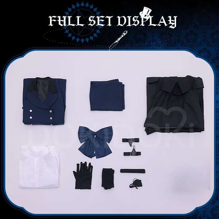 【Partially Ready For Ship】【Size S-3XL】DokiDoki-SR Anime Black Butler Cosplay Ciel Phantomhive Costume - Image 7