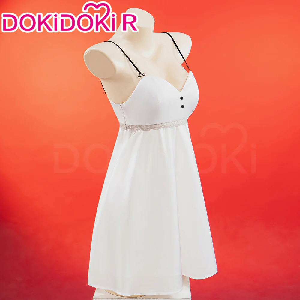 【US LOCAL SHIPPING 】【Last Batch】【Size S-3XL】DokiDoki-R Anime Hell Hotel Cosplay Costume White Pajamas Female - Image 5