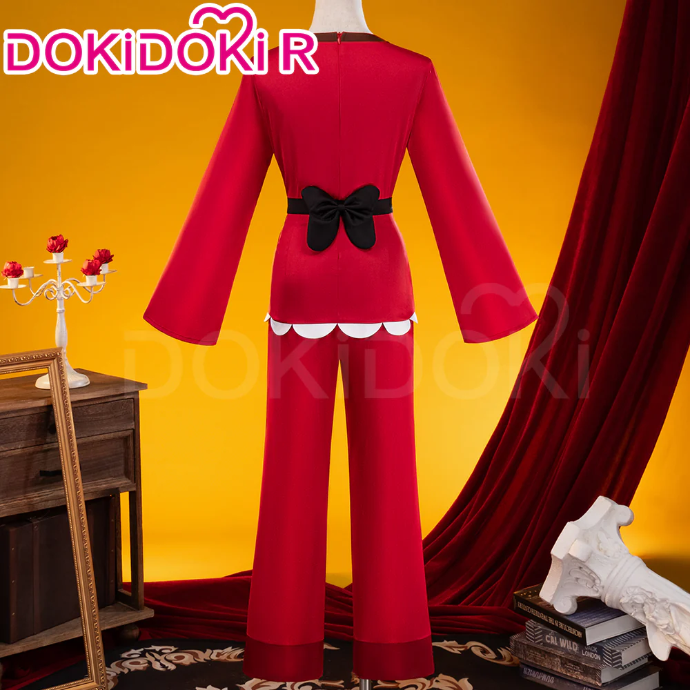 【Ready For Ship】【Last Batch】【Size S-3XL】DokiDoki-R Anime Hell Hotel Cosplay Costume Red Pajamas Nightdress - Image 3