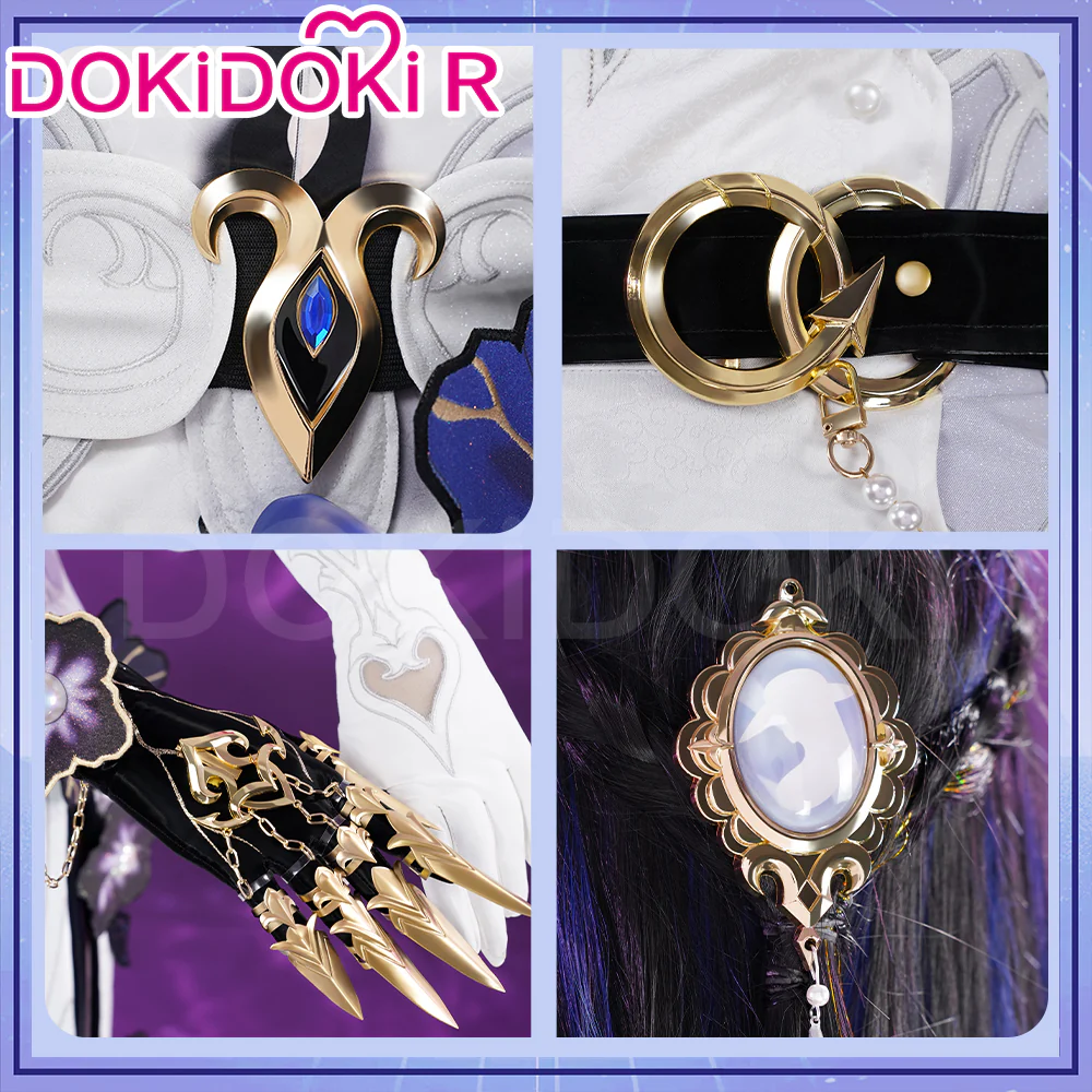 【Partially Ready For Ship】【Size S-3XL】DokiDoki-R Game Honkai: Star Rail Cosplay The Dahlia Constance Costume - Image 3