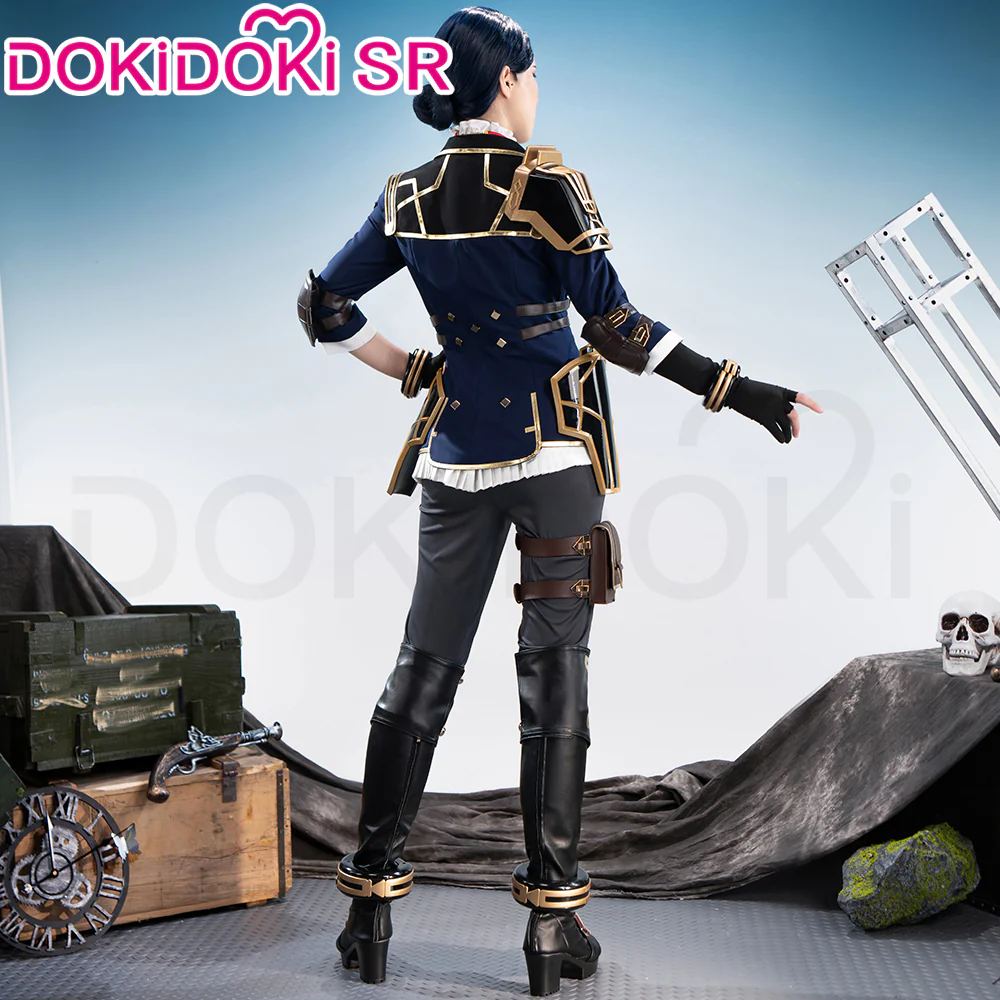 【Size S-3XL】DokiDoki-SR Anime Game Cosplay Cosplay Costume Female Uniform / Hat / Accessory Set - Image 3
