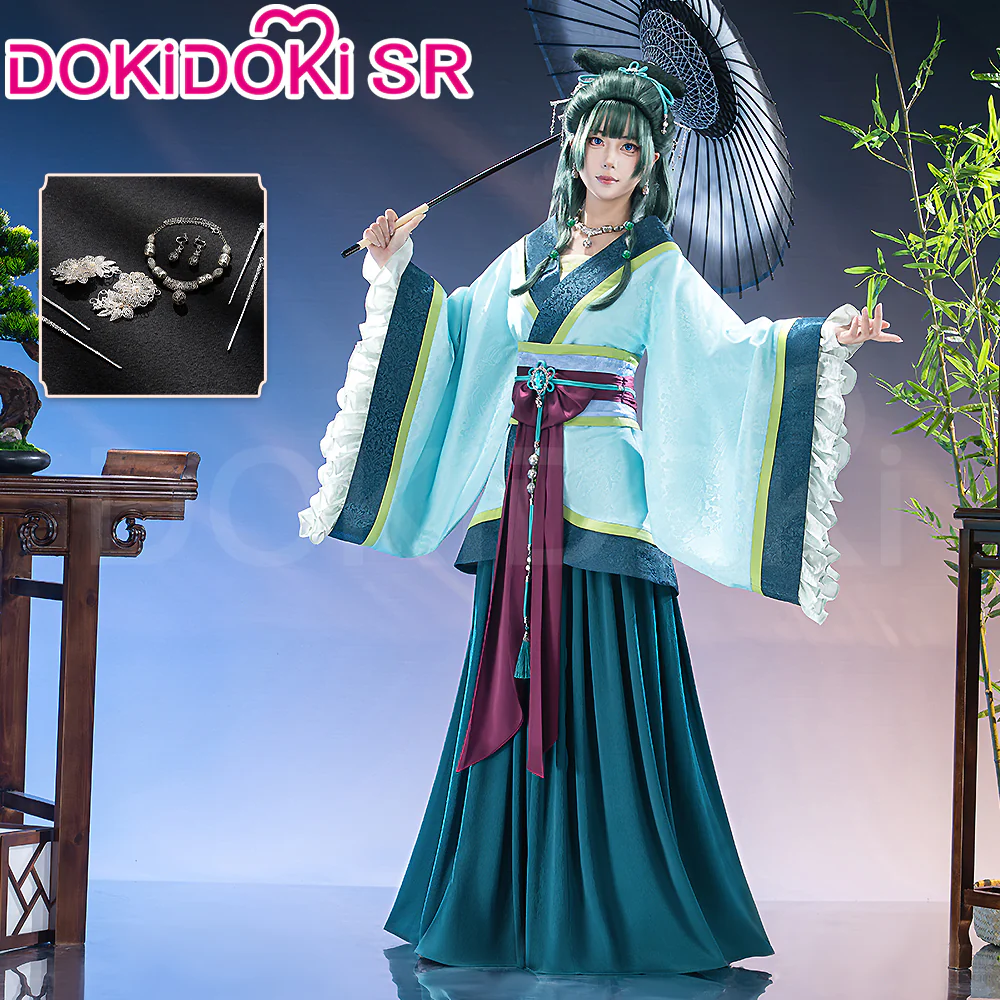 【Size XS-3XL】DokiDoki-SR Anime The Apothecary Diaries Cosplay Maomao Western Capital Banquet Costume