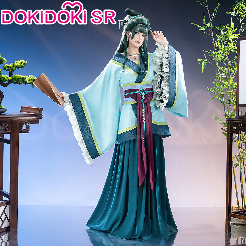 【Size XS-3XL】DokiDoki-SR Anime The Apothecary Diaries Cosplay Maomao Western Capital Banquet Costume - Image 2