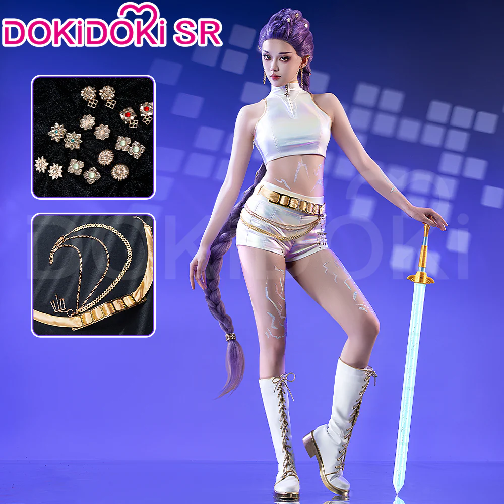 【Partially Ready For Ship】【Size XS-3XL】【Last Batch】DokiDoki-SR Movie Anime KPOP KILLER Costume WHITE SERIES
