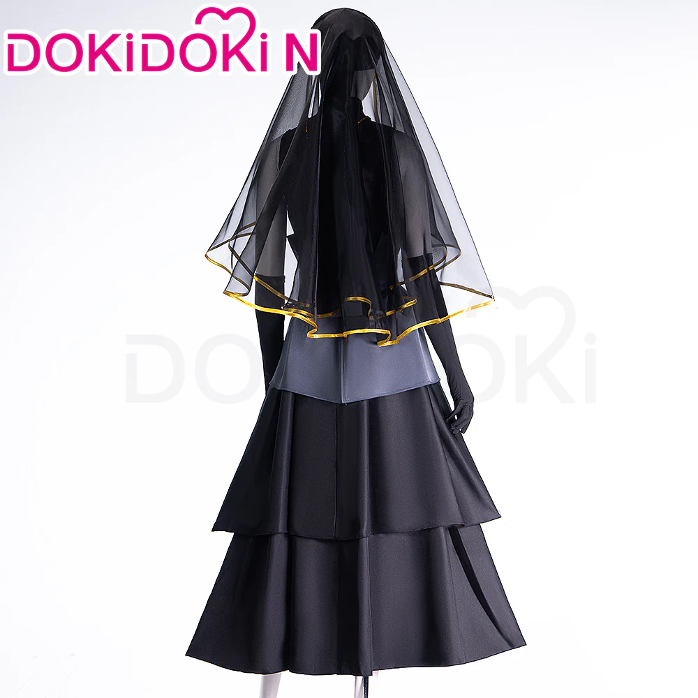【In Stock】【Size S-3XL】DokiDoki-N Anime cosplay Girl Black Wedding Dress - Image 3