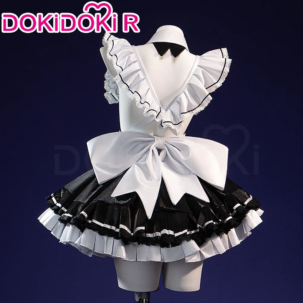 【Partially Ready For Ship】DokiDoki-R Game Cosplay Costume Fighting Maid - Image 4