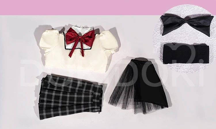 【IN STOCK】【Size XS-2XL】DokiDoki-R Anime Cosplay Costume Magica Girl School Uniform - Image 10
