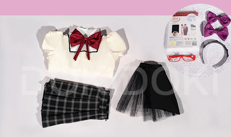 【IN STOCK】【Size XS-2XL】DokiDoki-R Anime Cosplay Costume Magica Girl School Uniform - Image 6