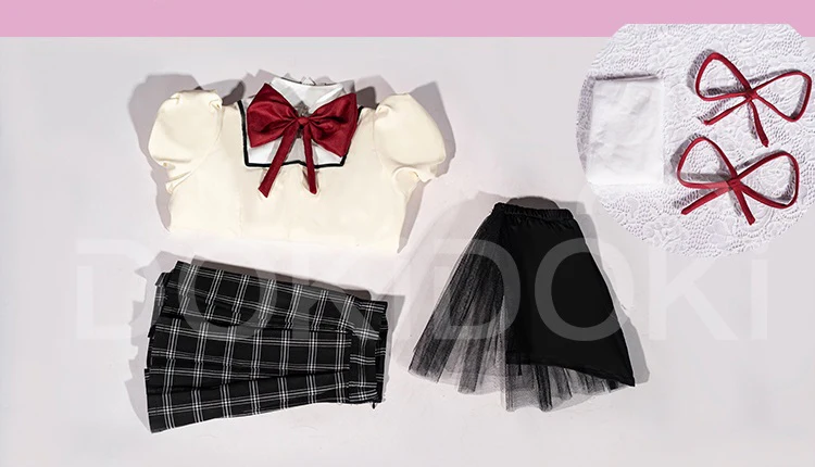 【IN STOCK】【Size XS-2XL】DokiDoki-R Anime Cosplay Costume Magica Girl School Uniform - Image 8