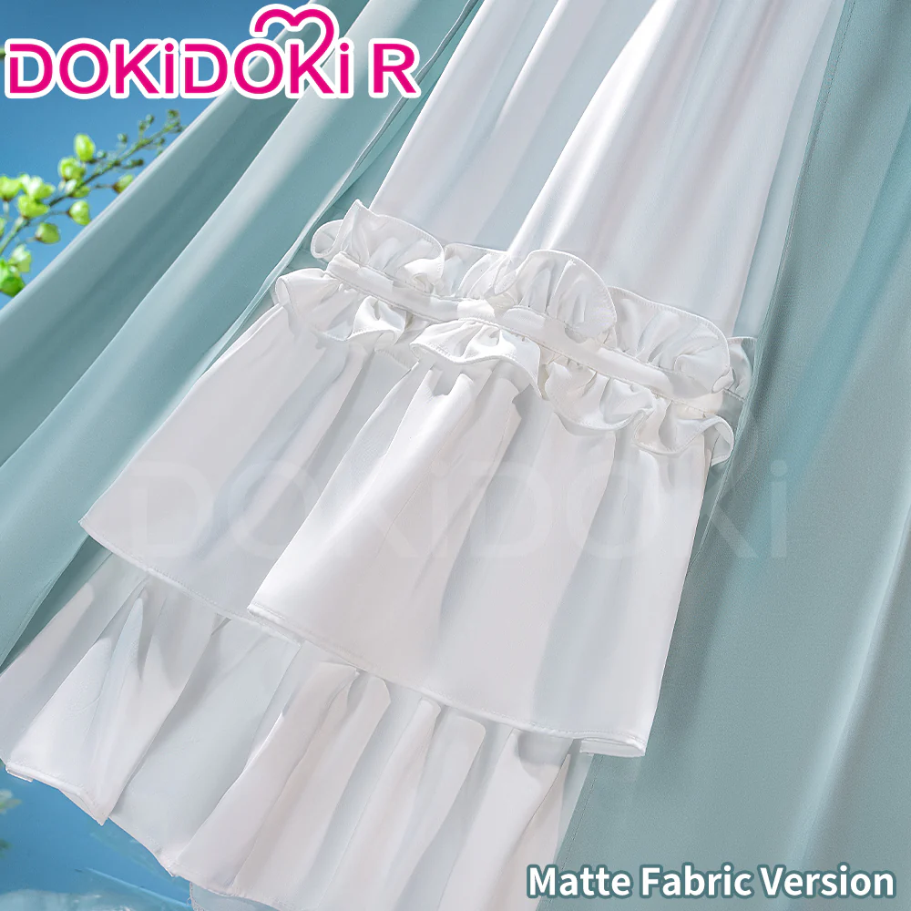 【Size XS-2XL】DokiDoki-R Anime Cosplay Friiereen Costume Shiny / Matte Mint Green Dress - Image 9