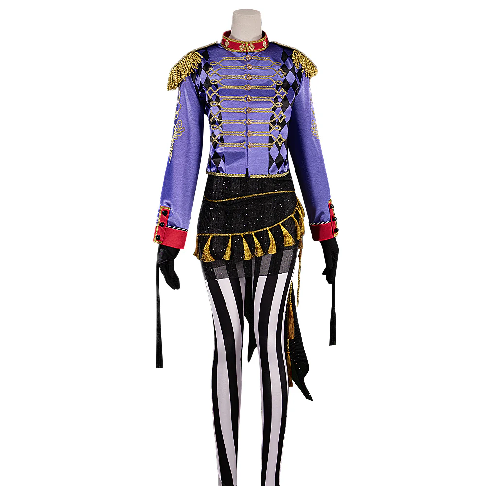 【Size XS-2XL】DokiDoki-R Game Cosplay Men Costume Halloween Suit Playful Attire - Image 5