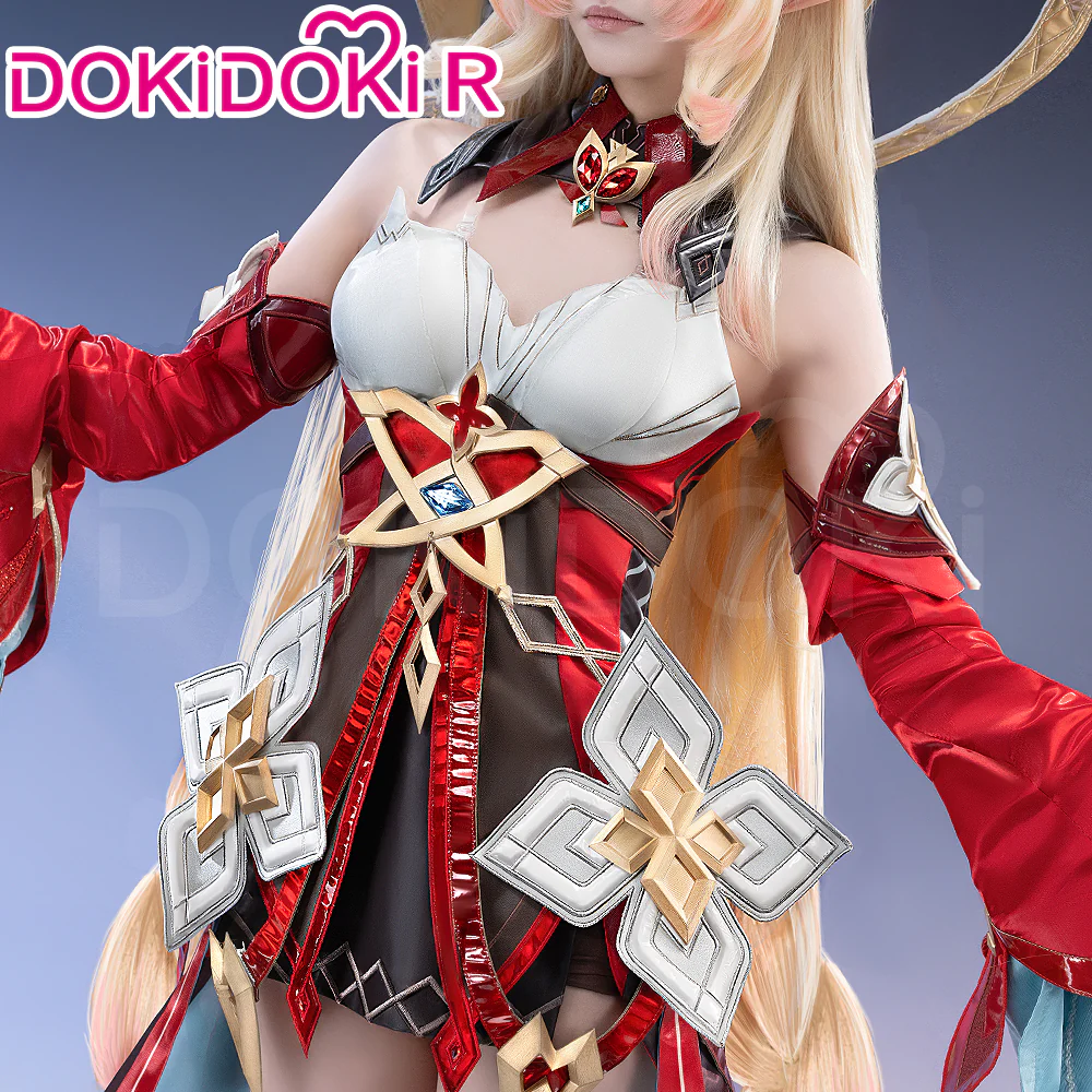 【Size XS-2XL】DokiDoki-R Game Genshin Impact Cosplay Alice Costume Nod-Krai nodkrai Song of the Welkin Moon “ A ” - Image 4