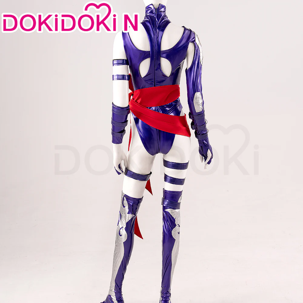 【In Stock】【Size XS-3XL】Dokidoki-N Game Cosplay Costume Women  Purple Costume - Image 3