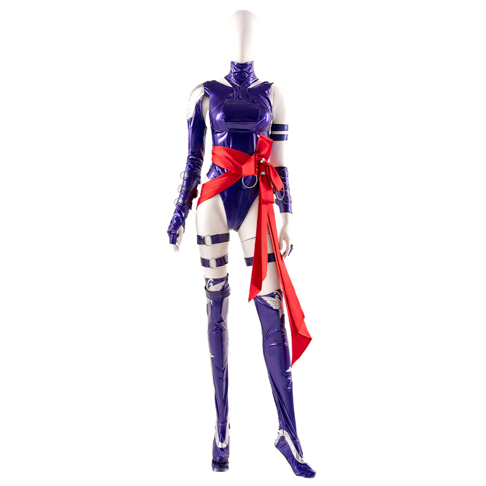 【In Stock】【Size XS-3XL】Dokidoki-N Game Cosplay Costume Women  Purple Costume - Image 5