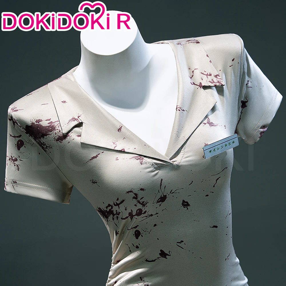 【Ready For Ship】【Size XS-3XL】DokiDoki-R Movie Game Cosplay Nurse Costume Halloween - Image 10