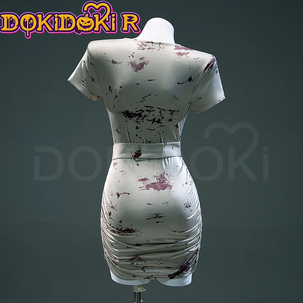 【Ready For Ship】【Size XS-3XL】DokiDoki-R Movie Game Cosplay Nurse Costume Halloween - Image 4