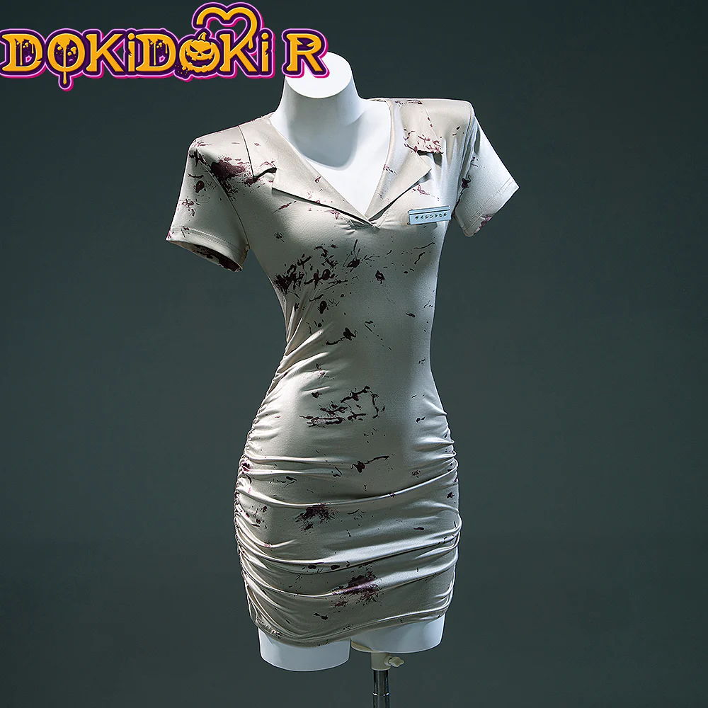 【Ready For Ship】【Size XS-3XL】DokiDoki-R Movie Game Cosplay Nurse Costume Halloween - Image 6