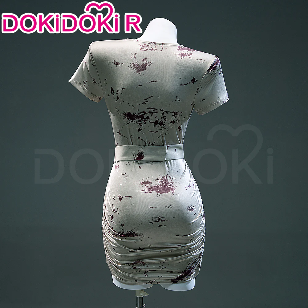 【Ready For Ship】【Size XS-3XL】DokiDoki-R Movie Game Cosplay Nurse Costume Halloween - Image 9