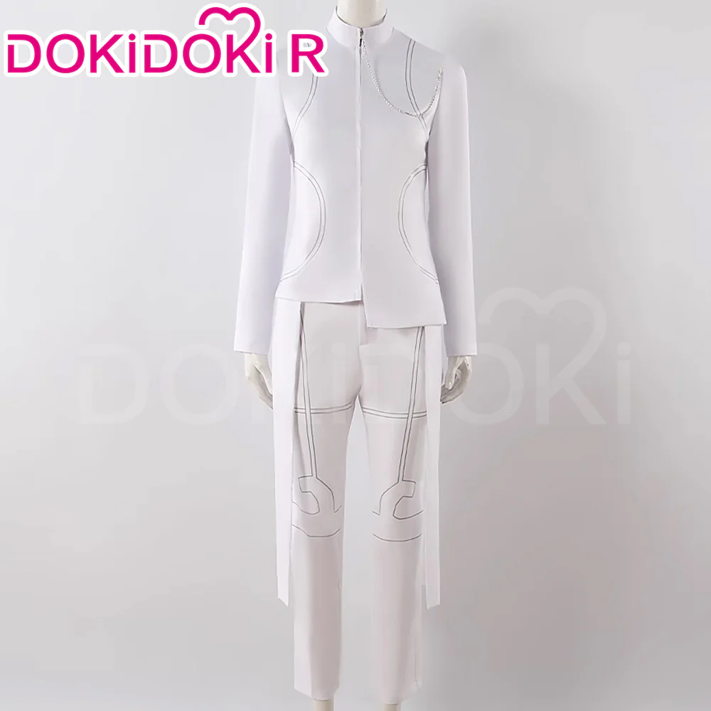 【Size XS-3XL】DokiDoki-R Anime Cosplay Round6 White Suit Costume R6 - Image 4