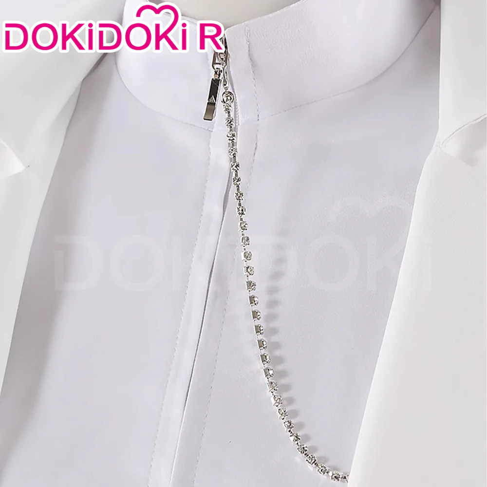 【Size XS-3XL】DokiDoki-R Anime Cosplay Round6 White Suit Costume R6 - Image 5